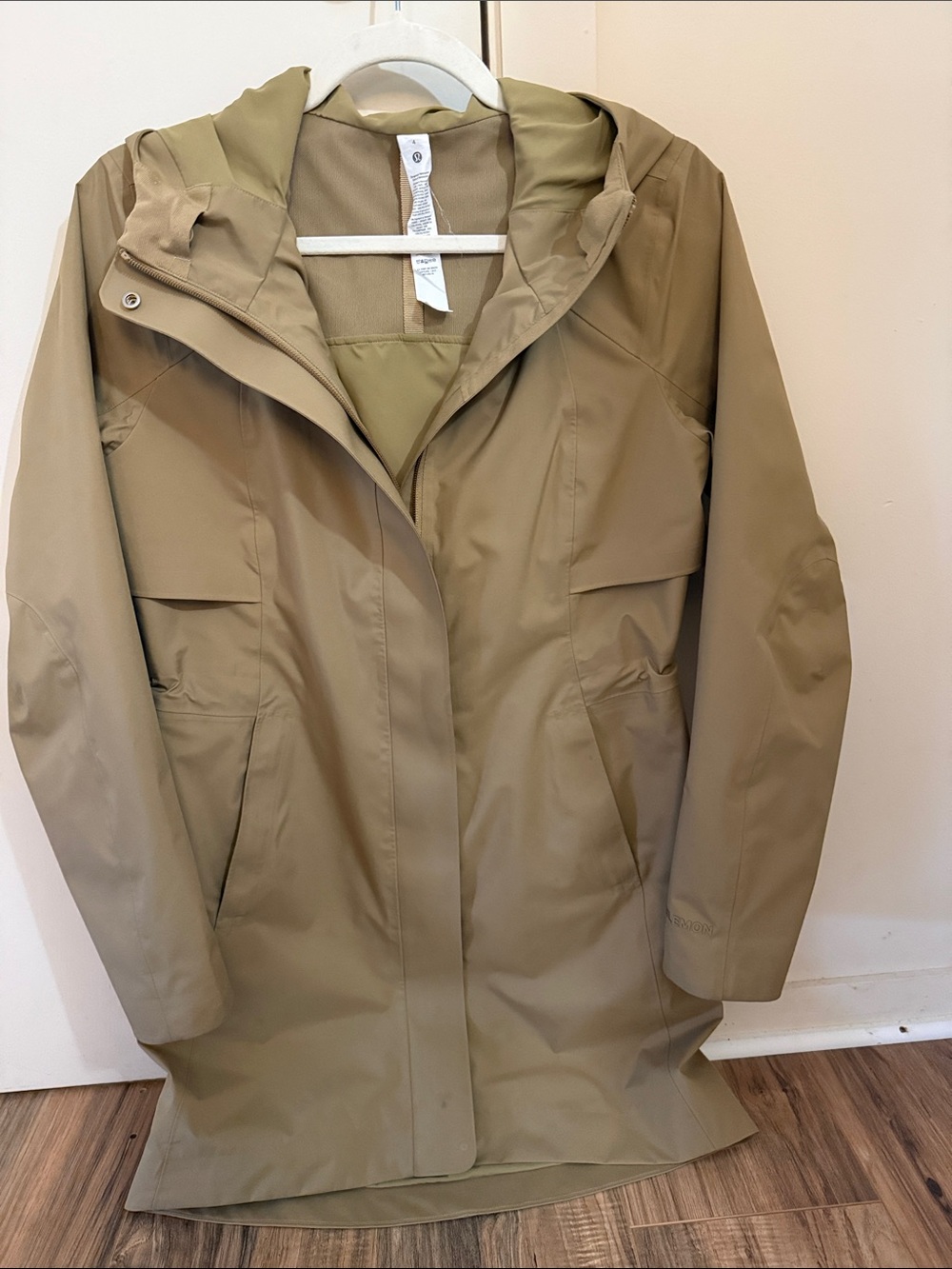 lululemon athletica Olive Hooded Trench Coat